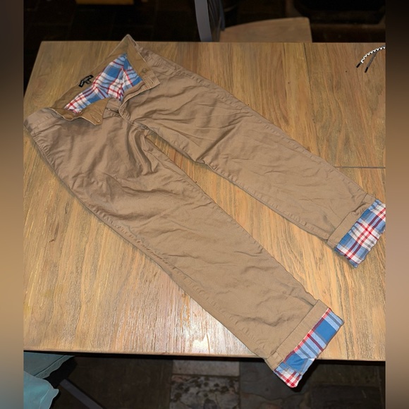 J. Crew Pants J Crew Mercantile Mens Flex Flannel Lined Chino Pants